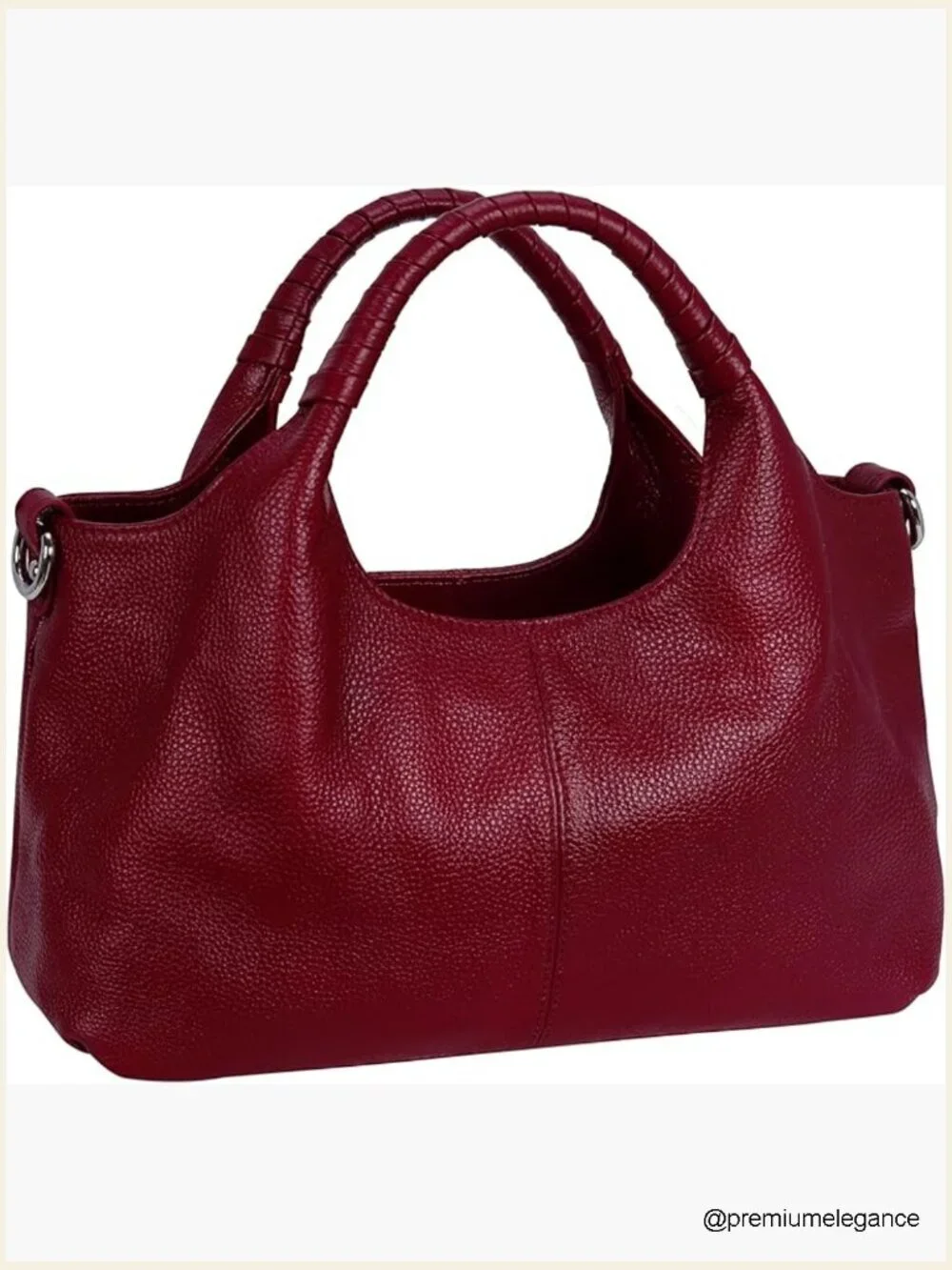 Genuine Leather Satchel Crossbody Hobo Medium Tote Shoulder Bag Handbag